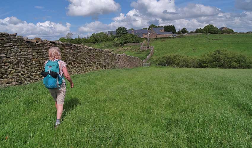 Traditional architecture, such as barns and dry stone walls, is still evident